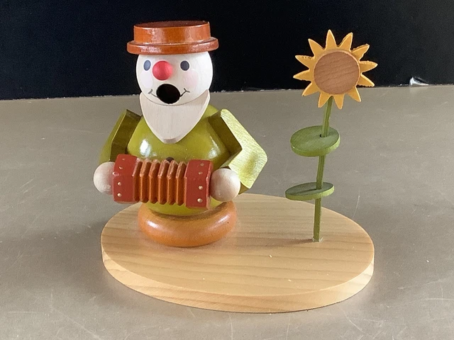 Vintage Holz Erzgebirge Raucher Deutschland Hergestellt im Spielzeugdorf Seiff