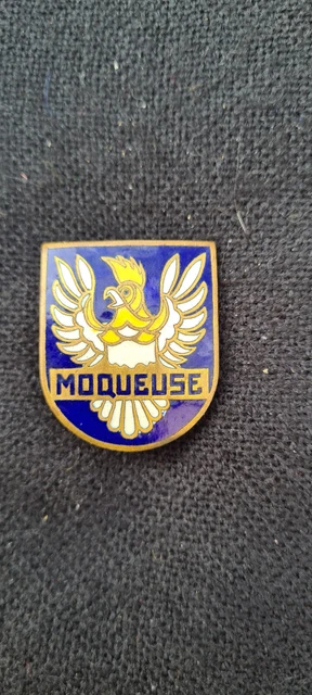 MÉDAILLE MILITAIRE INSIGNE aviso dragueur "MOQUEUSE" marine nationale