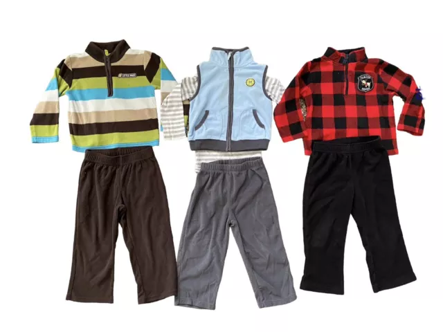 Carters Baby Boy outfit Sets Pants & Sweater Size 24 Months Lot Of 3 sets