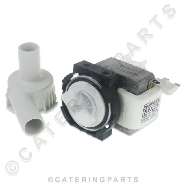 Meiko Dishwasher Drain Pump Motor Suits 0535502 0535509 Ecostar Glasswasher