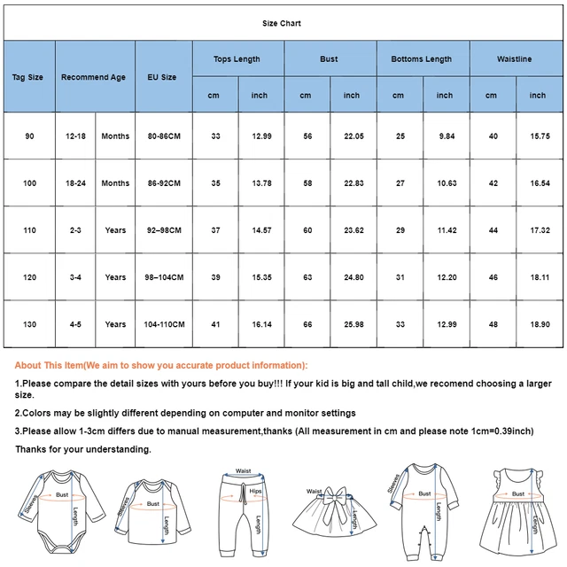 Kids Baby Girls Ruffle Tops + Skirts Outfits Toddler Party Dress Clothes Set UK 2