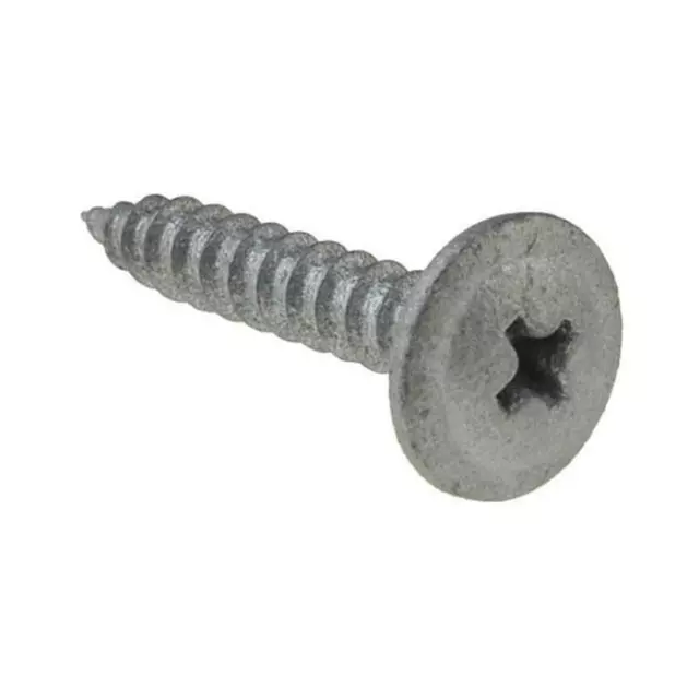 Qty 10 Button Stitch Screw 8g-15 x 40mm Galvanised Needle Stitching Timber C3