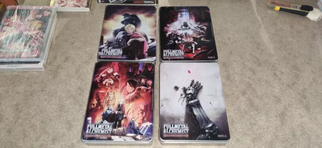 Fullmetal Alchemist Brotherhood Metal Box 1-2-3-4 Dvd Completa -Come Nuovi