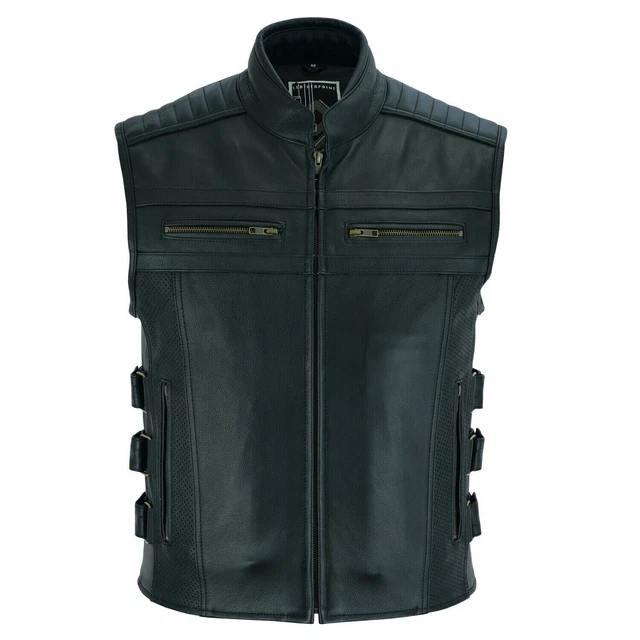 Motorcycle Vest Lederkutte Camouflage Mdm Online Shop MDM