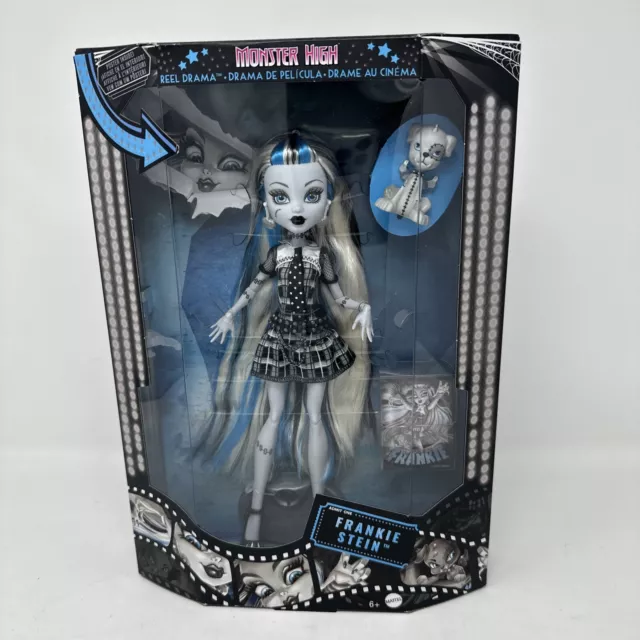 MONSTER HIGH REEL Drama Frankie Stein Doll 2022 Collectors NEW IN BOX ...