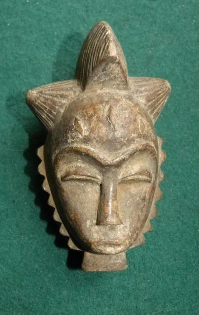 2 African Passport Masks - Fine Antique Baule & Unfinished Grebo