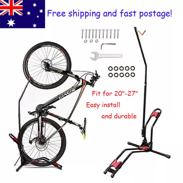 Adjustable Bike Rack Storage Vertical Bicycle Floor Stand for Indoor Garage AU