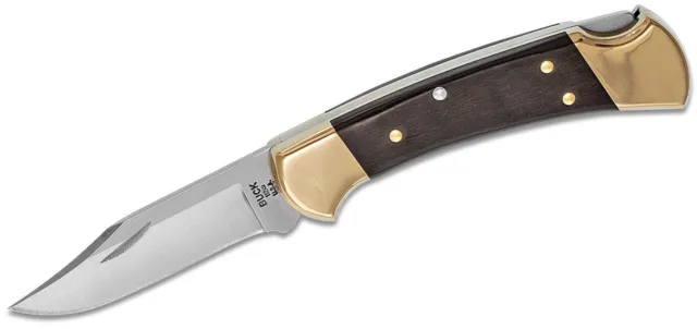 Buck Knives 112 Ranger Folding Hunter Style Lockback 3" Blade, Ebony Wood Han...