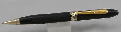 Berwick Streanlined Black & Gold 1.1mm Mechanical Pencil - 1930's - USA