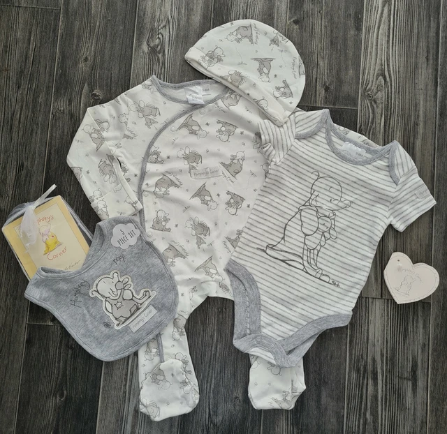 Bnwt Humphreys Corner Babygrow Bib & Book Baby Shower Gift Set 3-6 Months