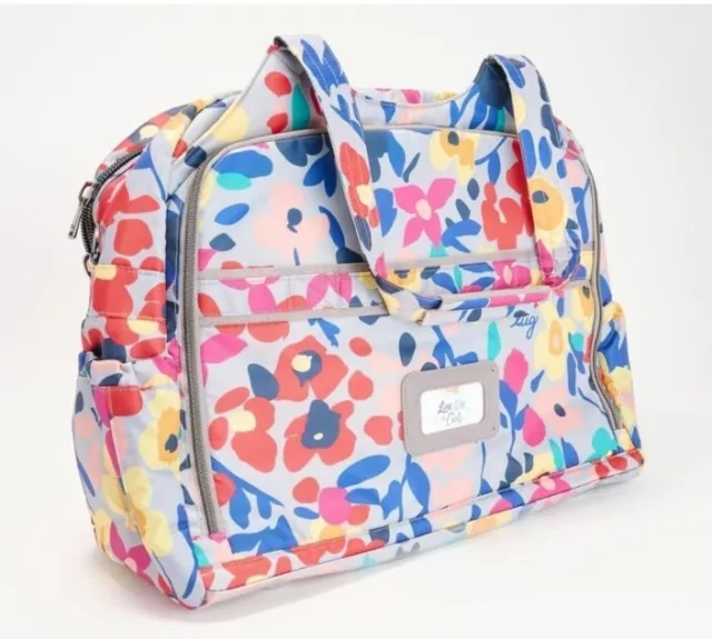 NWT Lug Bag Pontoon 2 Overnight Carry On Gym Bag Duffle Wildflower Multi