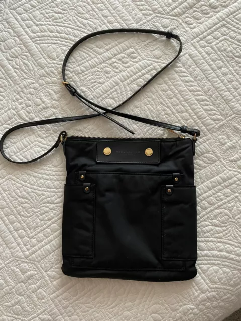 Marc Jacobs Nylon Crossbody Bag Purse Black