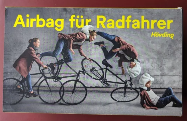 Hövding 3 Airbag für Radfahrer - Fahrradhelm-Ersatz - wie neu