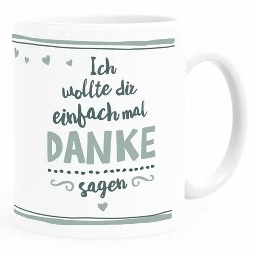 Kaffeetasse Ich wollte dir einfach mal Danke sagen Pinguin Dankeschön-Geschenk