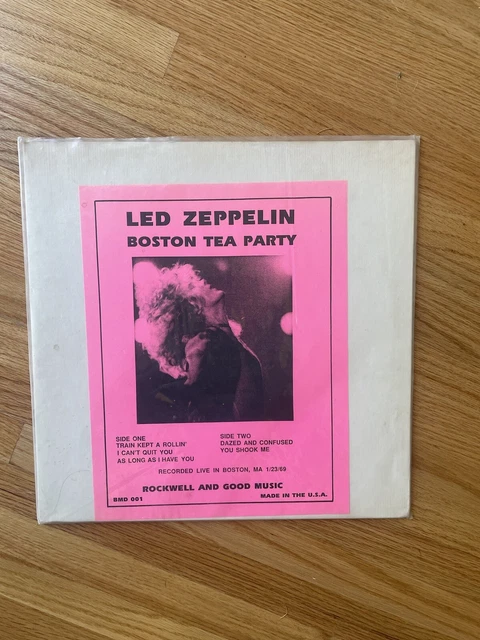Led Zeppelin Tea LP VINILE LIVE led zeppelin Boston Tea Party 1/23/69 raro EUR 54,30 ...