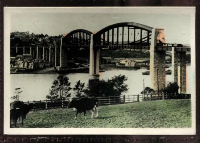 Tobacco Card, Cavanders, RIVER VALLEYS, 1926, Med, Saltash Bridge, Plymouth, #36