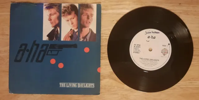 a-ha Vinyl 7" Single The Living Daylights W8305