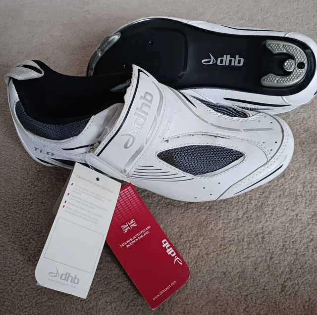 DHB Cycling Shoes with cleats. New, Road & Home cycle shoes