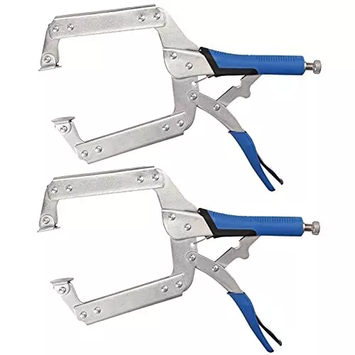 AMTOVL Paio 14" Morsetto di Bloccaggio a C in Acciaio Rilascio Rapido 2PZ (J4B)