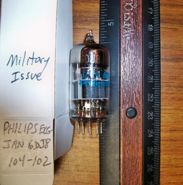 Tube ECC88 Philips – Neuf – Garantie 3 Mois – Pour Ampli Audio