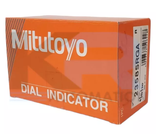 NEW Mitutoyo 2358SRGA Dial Indicator Gauge 0-5-0 Range .0001" Grad