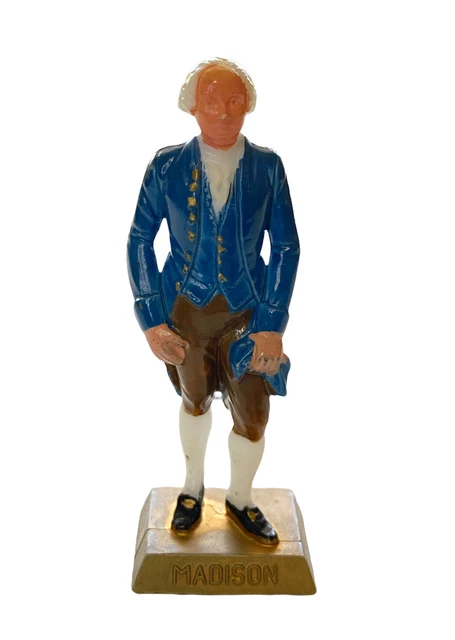 President James Madison Vintage 1960s Marx Presidents Figure
