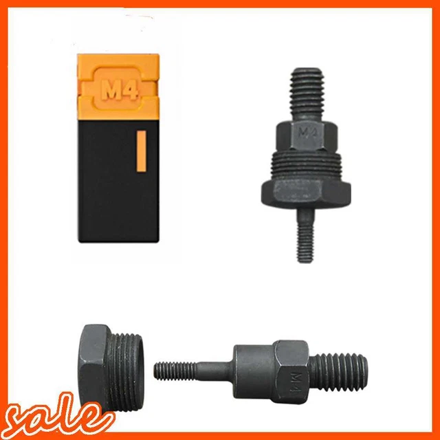 Rivets Nuts Insert Flat Head Threaded Nut for Hand Riveter Gun Tools (M4)