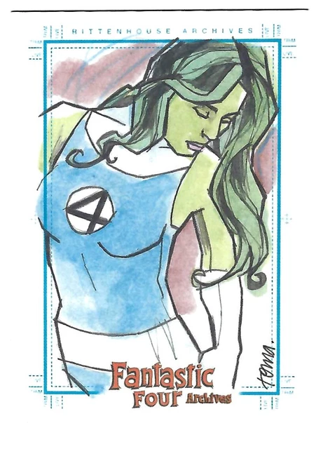 2008 Fantastic Four Archives Artist Sketch Card SHE-HULK by Andre Toma