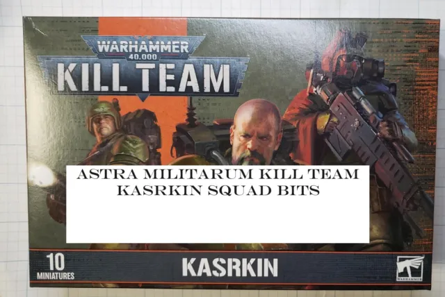 WARHAMMER 40K ASTRA Militarum Bits Kill Team Kasrkin Squad BITZ Multi  Listing $3.99 - PicClick