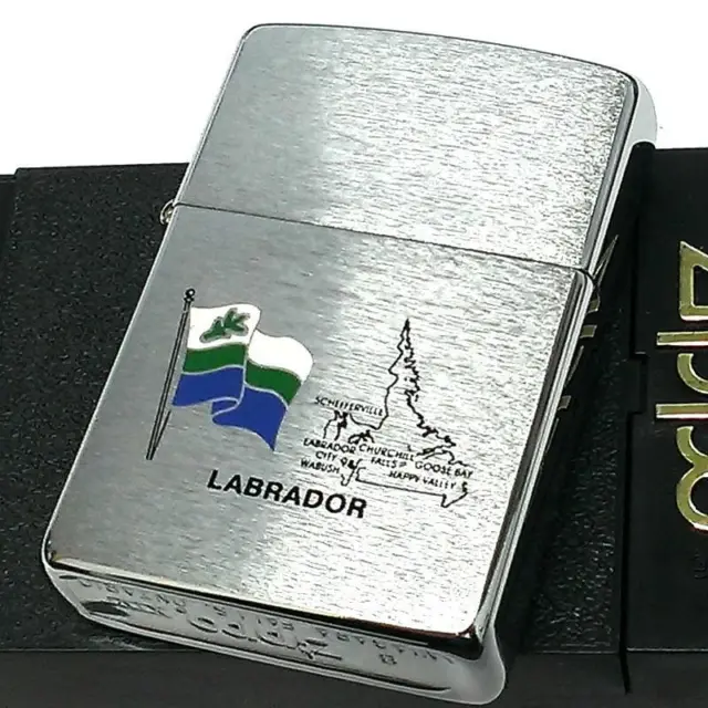 ZIPPO Made in Canada Made in 1998 Made in Ontario Labrador Flag Map Out of Pri