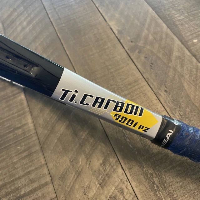 Raquette de tennis oversize Head Ti Carbon 7000 C-Tech - Poignée 4 1/2 avec étui