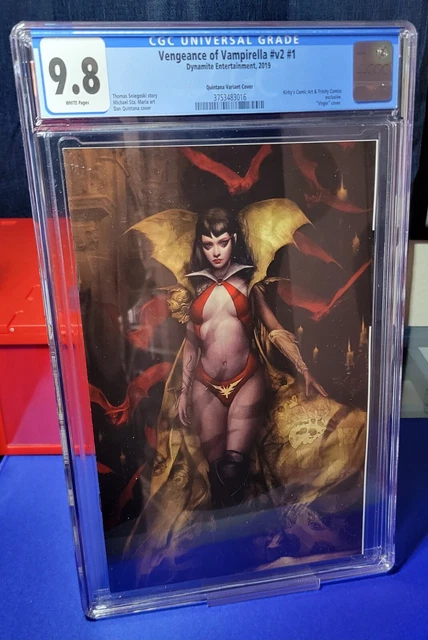 Vengeance of Vampirella #1 CGC 9.8 Dynamite Quintana Virgin NYCC 2019 Variant