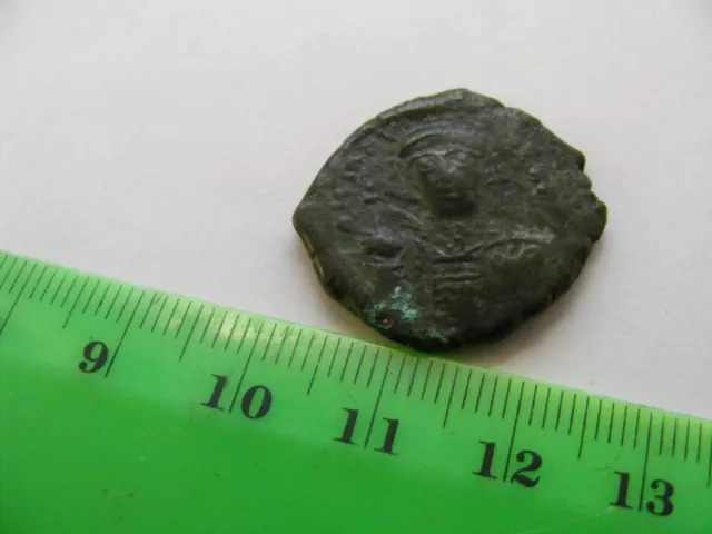 BYZANTINE Large (23mm) Romaion coin, Eastern Roman Empire,(B38)