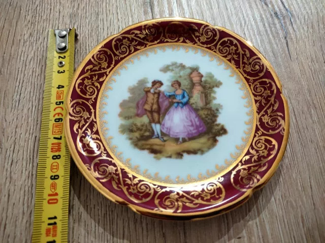Vintage Decorative Plate Limoges France, Small Decorative Plate Limoges