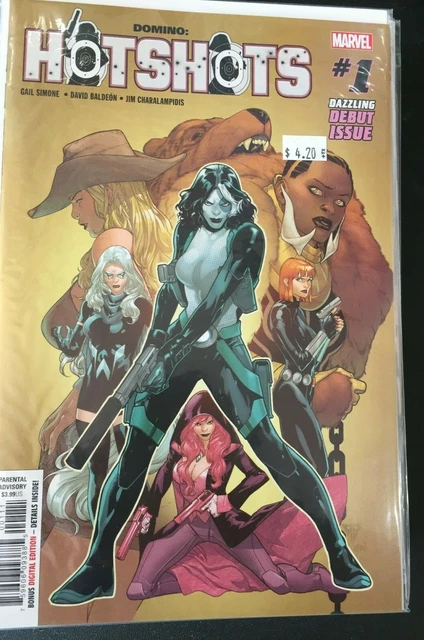 Domino Hotshots #1 NM/NM- first 1st Printing Gail Simone Marvel Comics