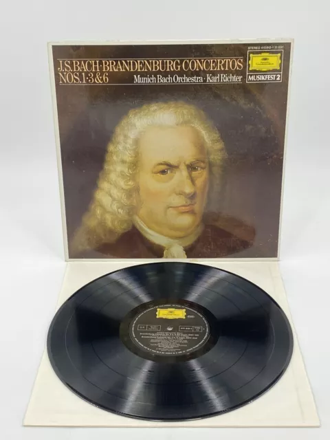 JOHANN SEBASTIAN BACH - Brandenburg Concertos Nos. 1 -3 & 6 - Record ...