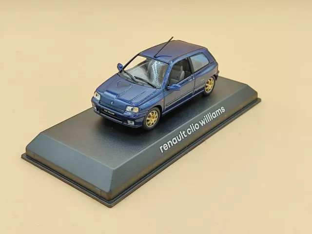 1/43 Renault Clio Williams Bleu 1996 Norev ref: 7717300229