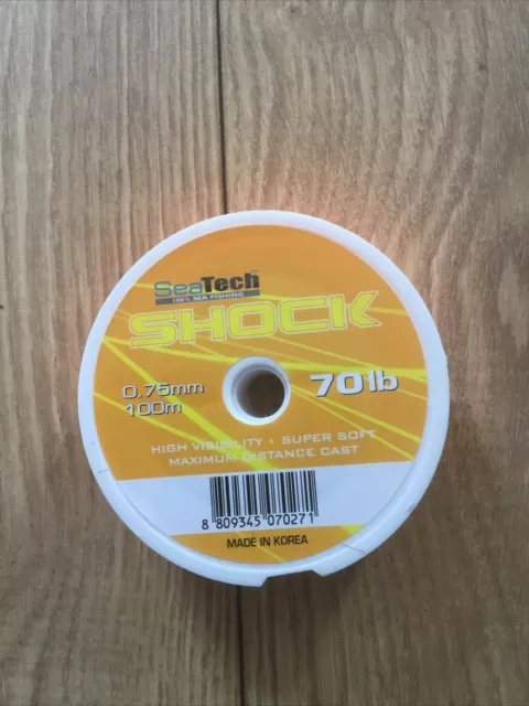 sea fishing line SeaTech Shock leader 70 Lb Beach Casting Line Cod Pollock