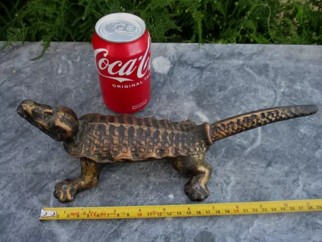 Vintage Metal Lizard Cork Stopper Press Old Pharmacy Tool Apothecary Bottle Drug