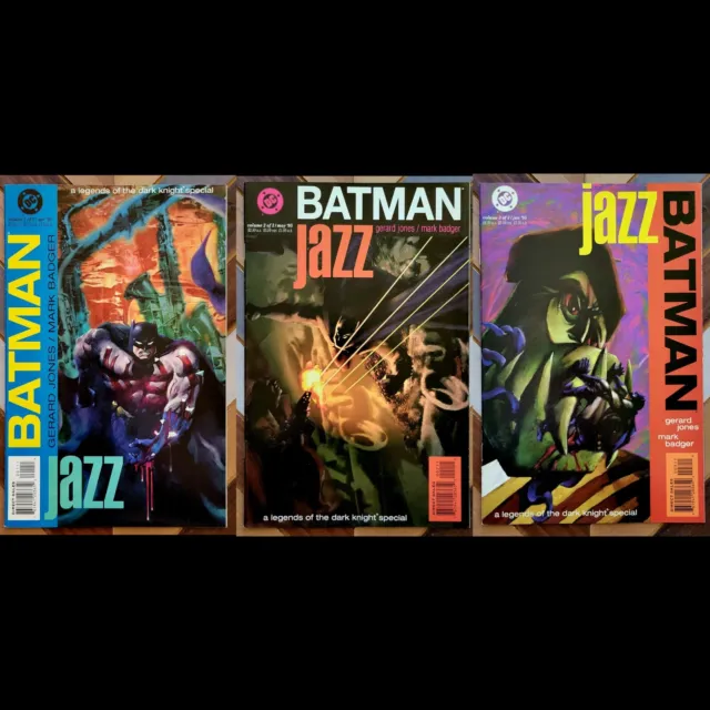 BATMAN: Jazz #1, 2, 3 Set of 3 VF/NM (DC Comics, 1995) Complete Limited Series