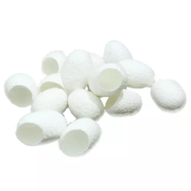 90pcs Natural Organic Facial Cleaning Silkworm Balls for Skin Care Whitening