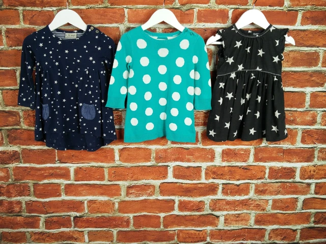 Baby Girls Bundle Age 12-18 Months Gap Next Jumper T-Shirt Dress Set Casual 86Cm
