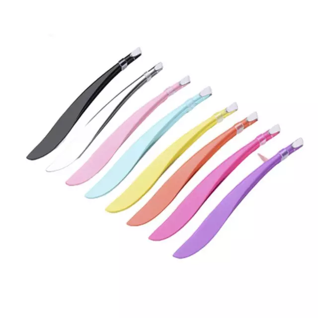 Beauty Eye Brow Trimmer Slanted Puller Hair Removal Eyebrow Tweezers Eyelashes