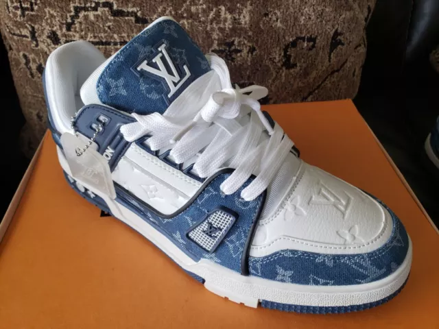 SALEOFF Louis Vuitton LV Trainer #54 Damier Ebene Multi Sneaker