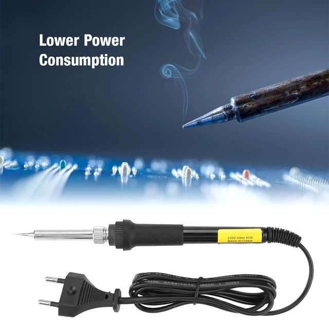 (Fiche UE)220V 40W Fer à Souder Électrique à Double Température De Chauffage