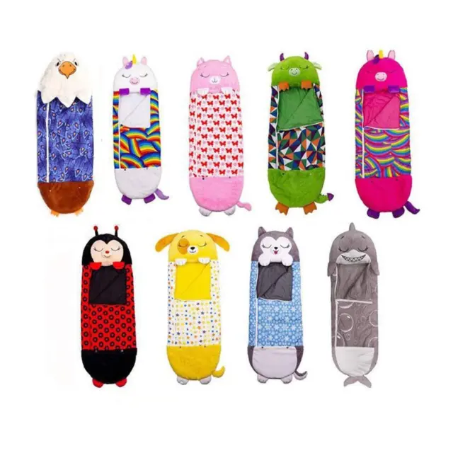 New Large Size Happy Sleeping Bag Kids Play Pillow Soft Nappers Warm Cute Gift