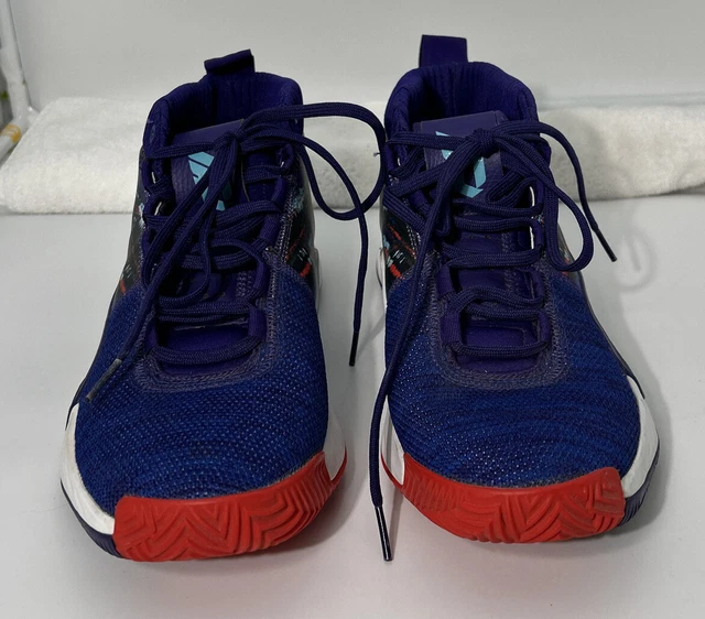 ADIDAS DAME 5 Purple Blue Red White EF0500 Lillard Basketball Shoes Men Sz 10 29.00 PicClick