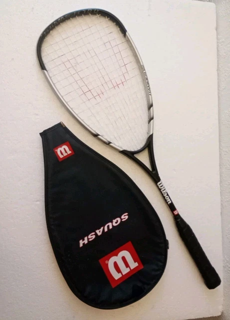 Articles De Squash Wilson Raquette De Squash Wilson Hammer 180 - Cadre Léger Avec Housse Et 1 Balle - Occasion Bon état Raquette Squash Wilson