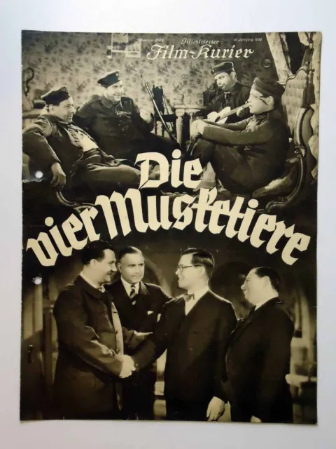 Die vier Musketiere - Illustrierter Film Kurier - BFK 2146 gelocht