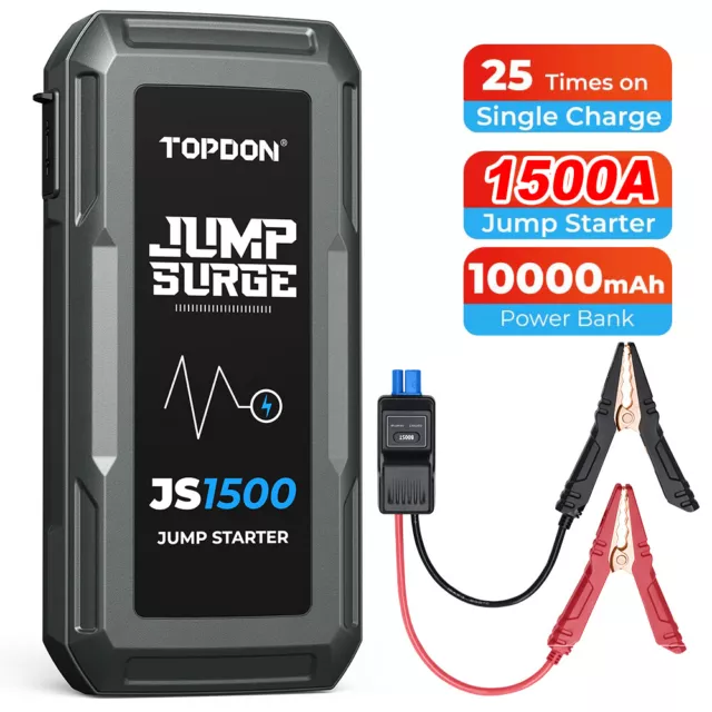 NEW! Jump Starter 10000mAh Power Bank Charger 12V Car Van Battery Pack Booster